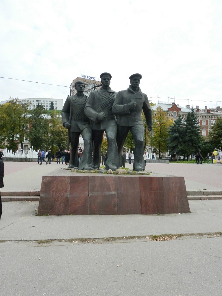 Нижний Новгород, монумент героям Волжской военной флотилии