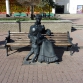 Нижний Новгород, улица Большая Покровская, скульптура «Дама с ребенком»