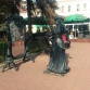 Нижний Новгород, улица Большая Покровская, скульптура «Красотка у зеркала»